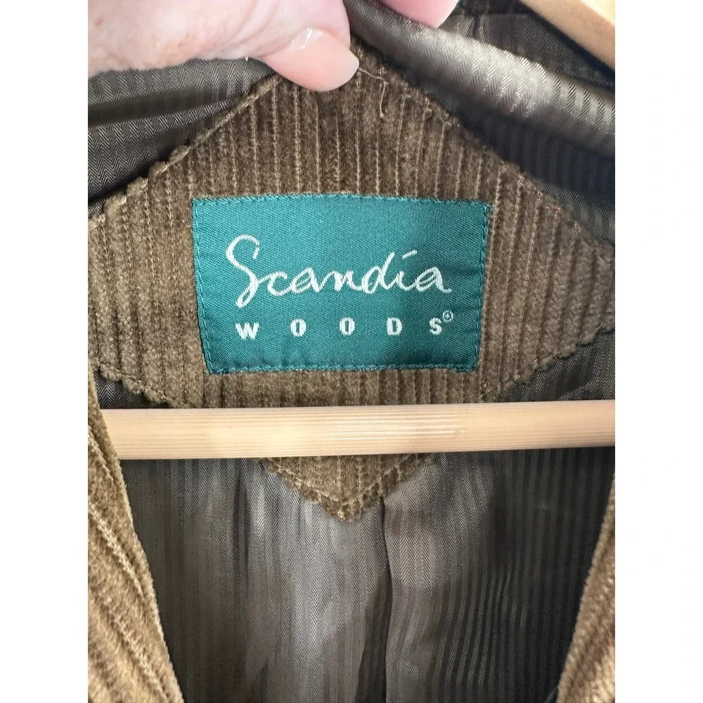 Scandia Woods/ Corduroy Blazer Jacket Mens 44 L Wide Wale Academic Professor